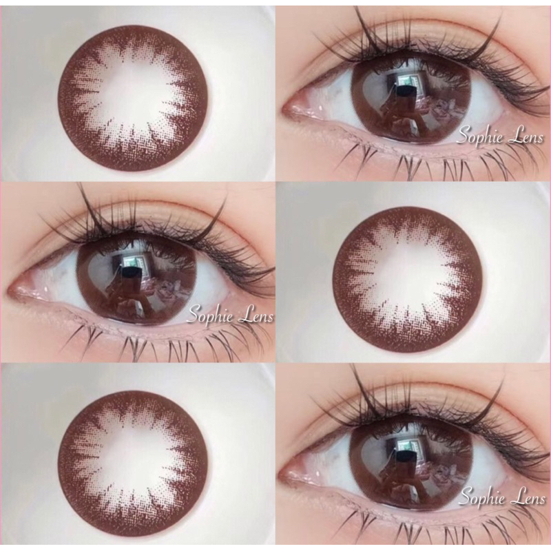 KÍNH ÁP TRÒNG MÀU CHOCO CẬN 0-8 ĐỘ