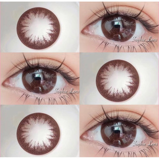 Kính áp tròng màu choco cận 0-8 độ