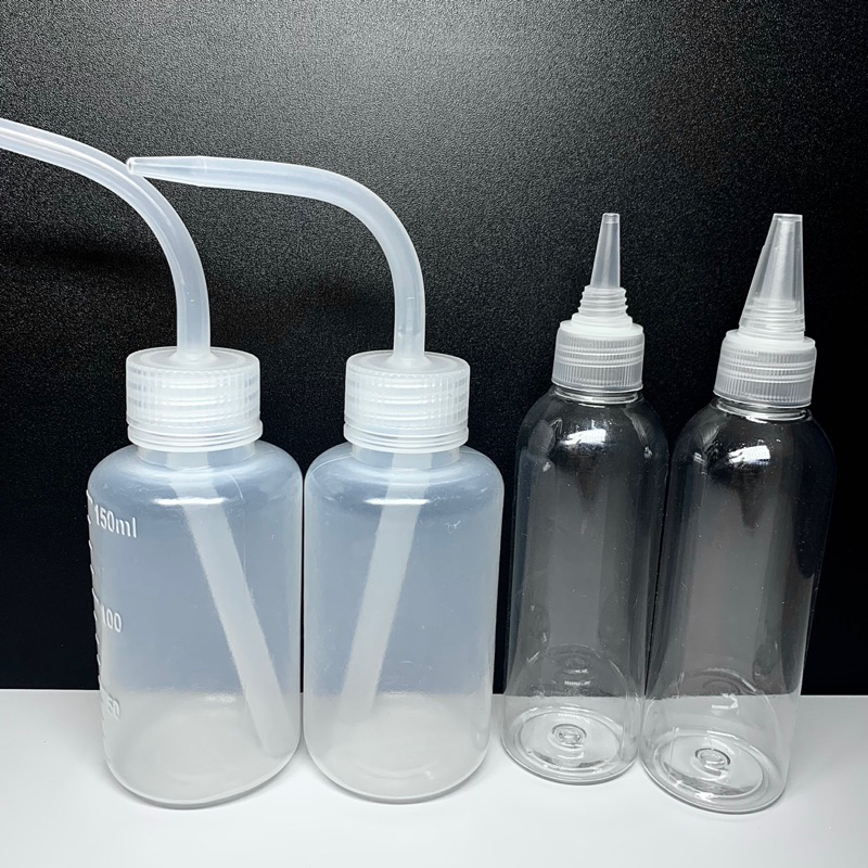 Chai chiết nước muối có vòi, chai pet đựng nước muối 150ml