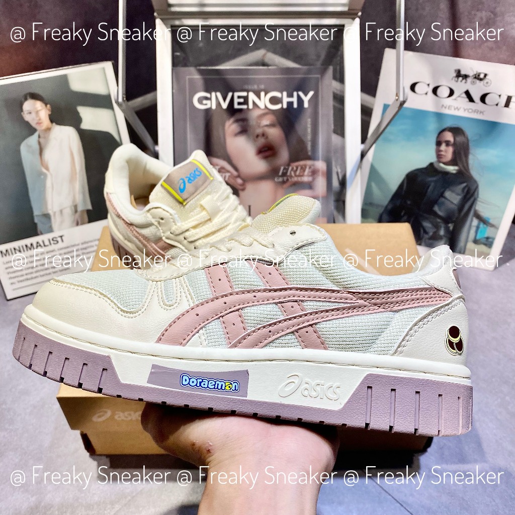 Giày Asics x Doraemon Court Mz Shoes 'Cream White' 1203A353-101