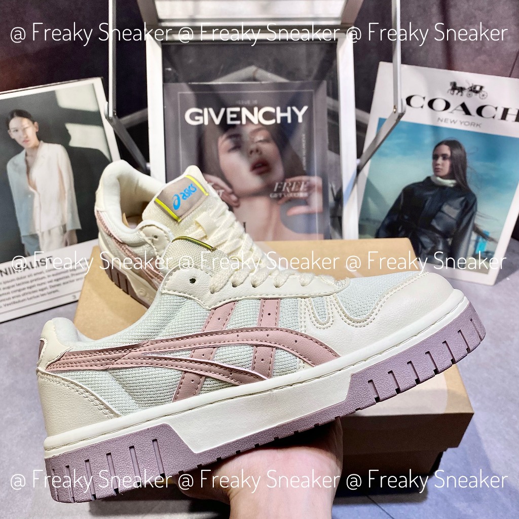Giày Asics x Doraemon Court Mz Shoes 'Cream White' 1203A353-101