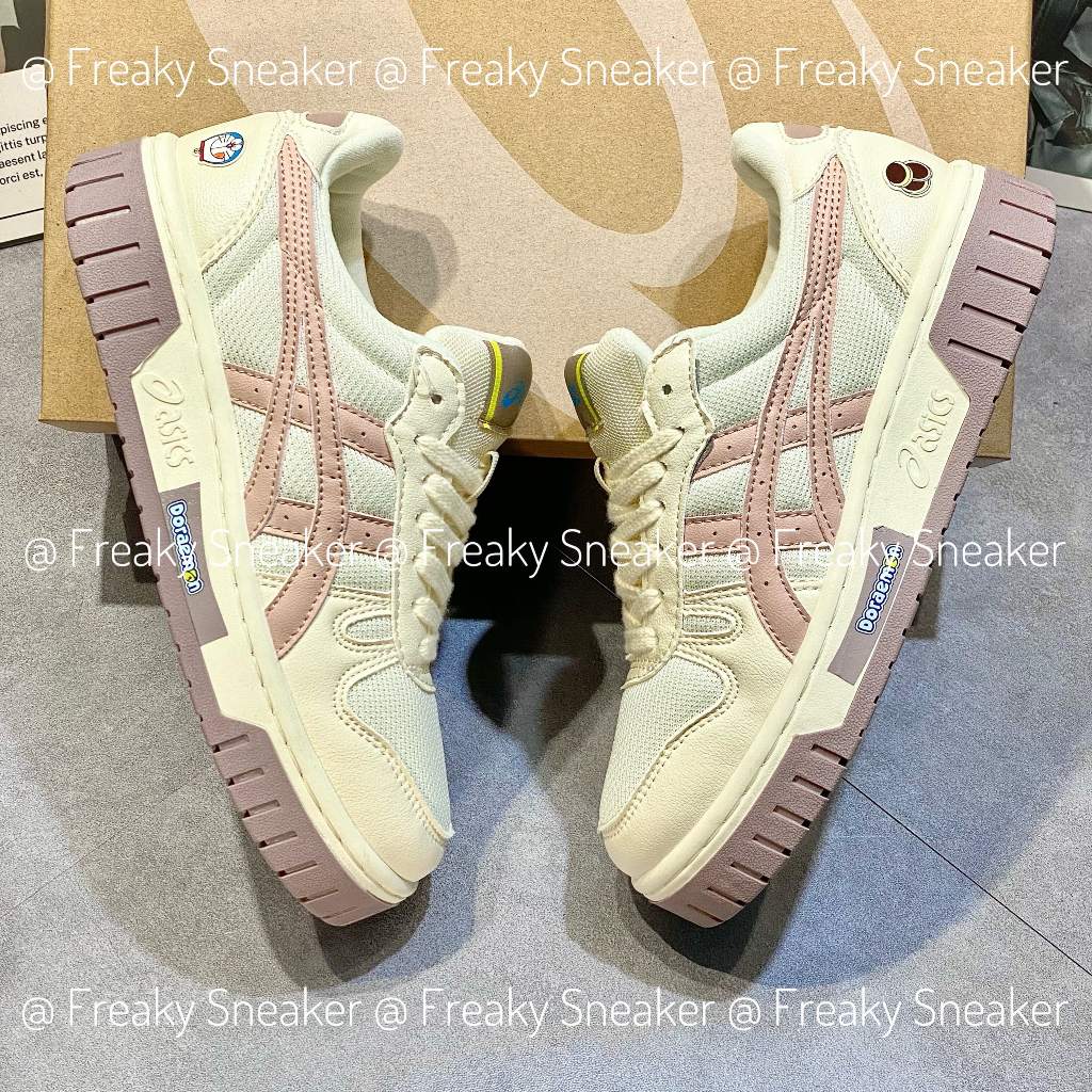 Giày Asics x Doraemon Court Mz Shoes 'Cream White' 1203A353-101