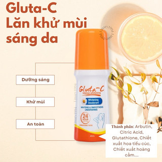[HÀNG CHÍNH HÃNG] Linary1994 - Lăn Cánh Gluta C Whitening Trắng Da Mờ Thâm