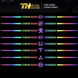 Tem dán trang trí xe lazer phản quang - decal dán logo theo xe siêu đẹp Phukienxehoith