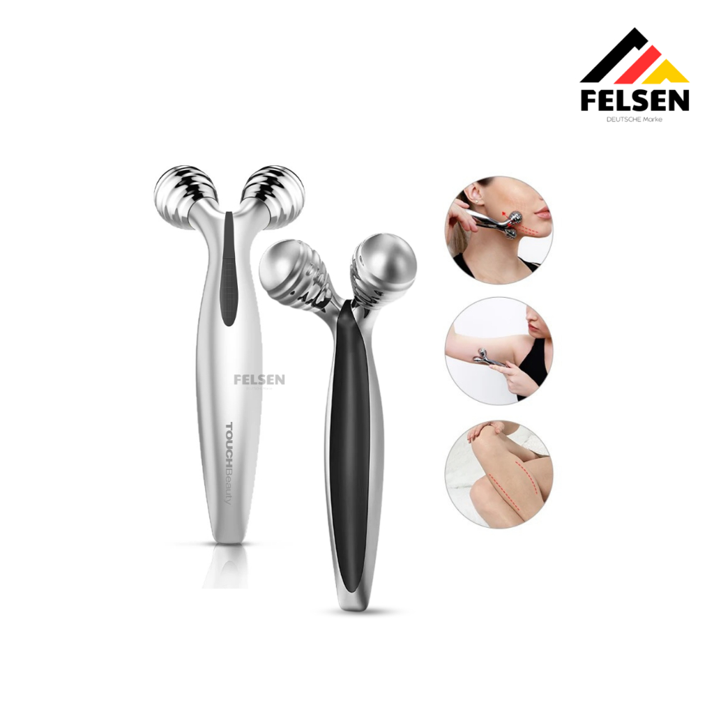 Cây Lăn Massage Mặt Nâng Cơ TOUCHBeauty TB1682, Công nghệ EMS Năng Lượng Mặt Trời Giúp Thon Gọn Mặt, Body