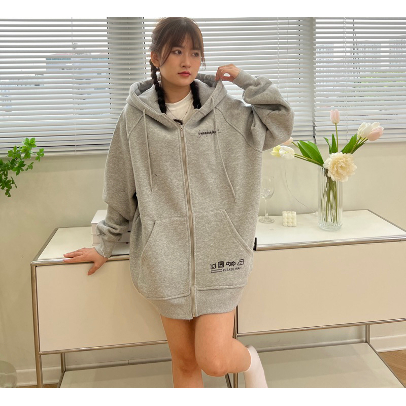 Áo Hoodie Nỉ Bông In Chữ UNDEBROKEN