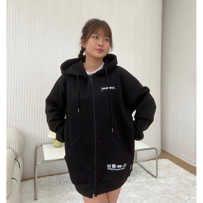 Áo Hoodie Nỉ Bông In Chữ UNDEBROKEN