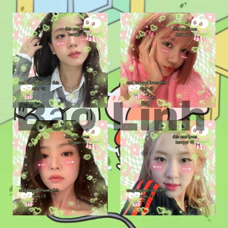 Box mix sticker niêm phong blackpink nhiều mẫu