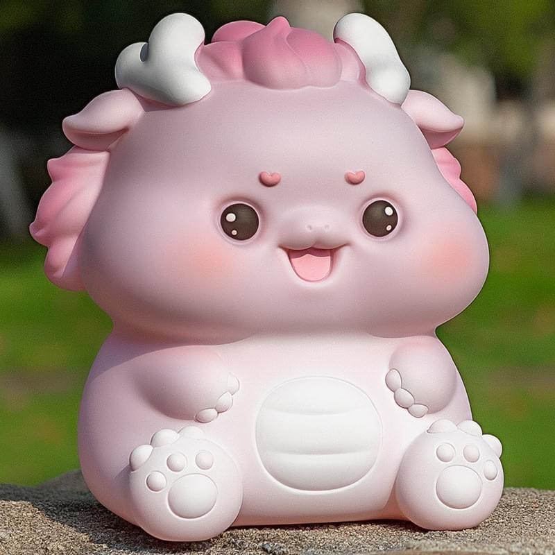 Tô Tượng Thạch Cao Rồng Siêu Dễ Thương  Size Lớn - Tượng Tô Màu Cho Bé Tặng 1 Tượng Nhỏ Dễ Thương - Bảo Bình Decor