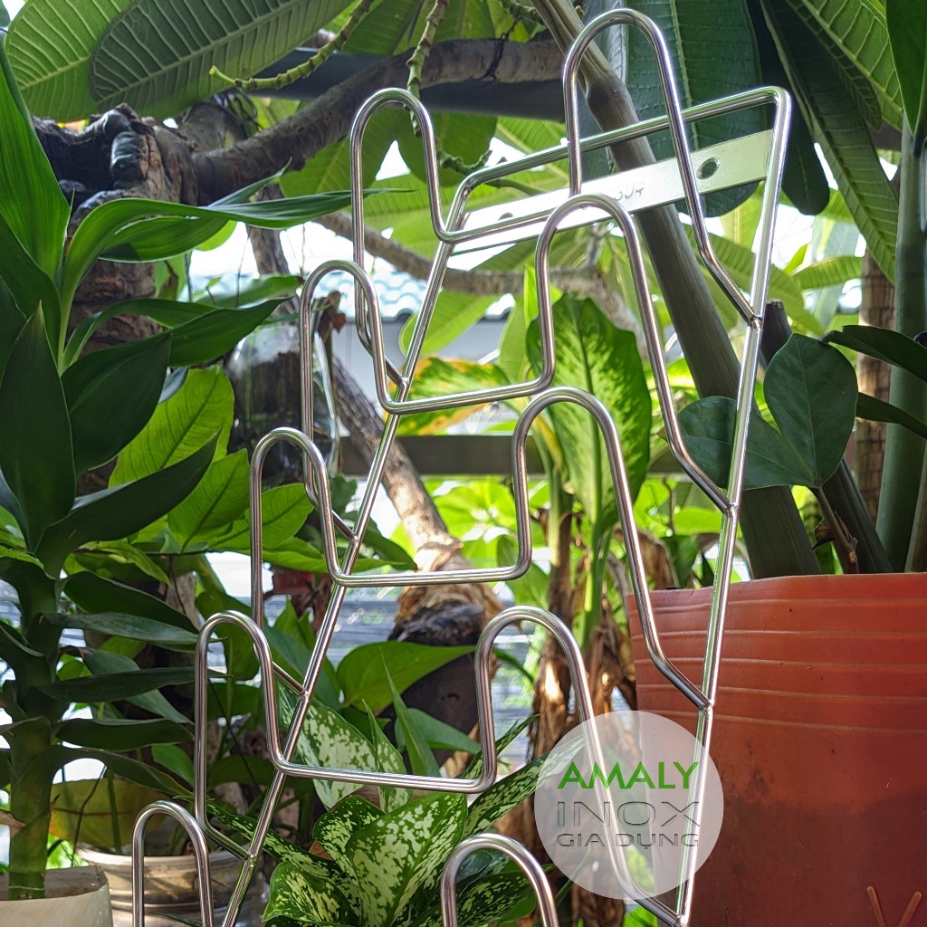 Máng nắp, giá vung láp, 7 tầng - inox 304