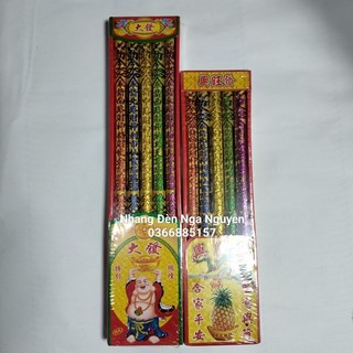 Nhang 5 cây rồng 5 màu loại đẹp 3 tấc,4 tấc