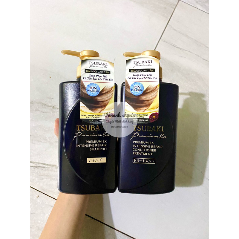 Combo Gội Xả - Dầu Gội Tsubaki Premium Repair Tsubaki