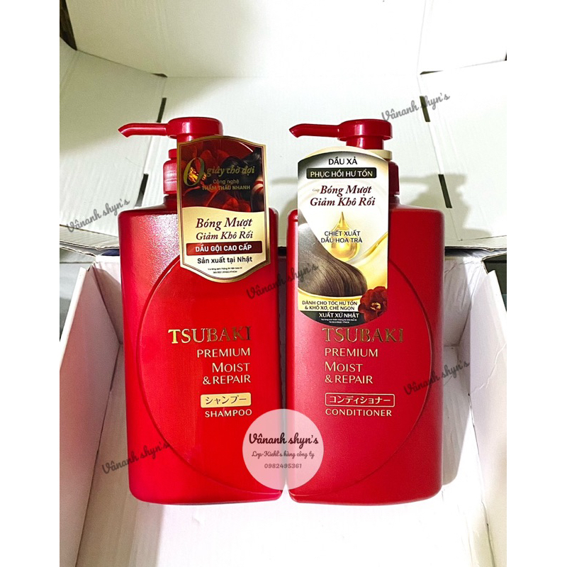 Combo Gội Xả - Dầu Gội Tsubaki Premium Repair Tsubaki