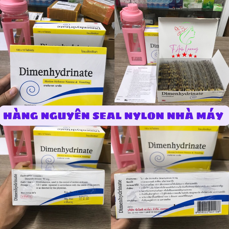 Dimenhynte viên uống say tàu xe thái lan thần thánh cực kỳ hiệu nghiệm không còn nỗi lo mệt mỏi, nôn ói khi đi tàu xe