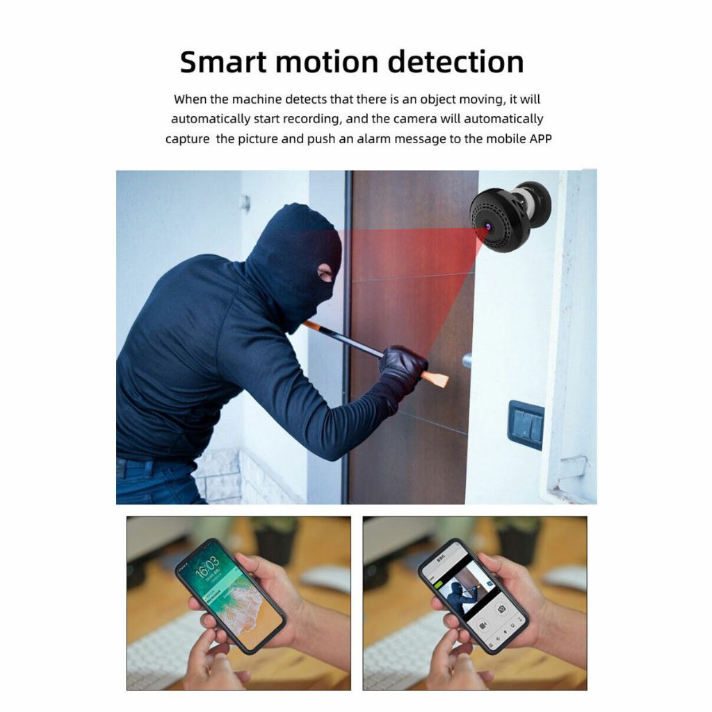 Camera wifi mini V380 Pro, camera wifi quan sát truy cập từ xa