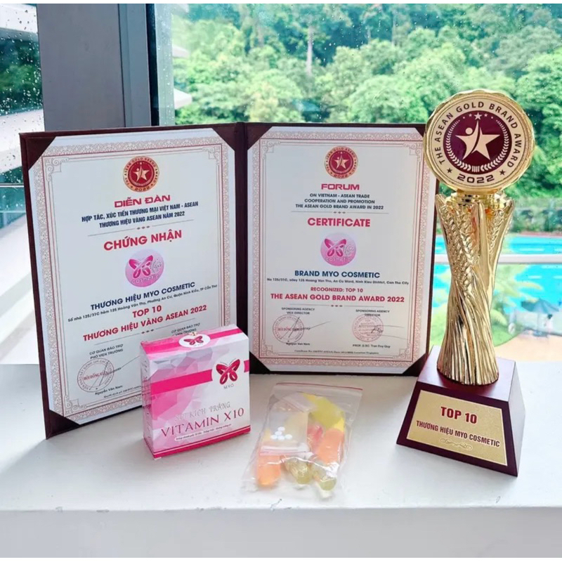 Set Kích Trắng Vitamin X10 Myô💯