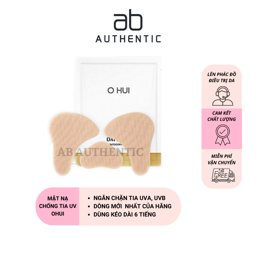Miếng dán chống nắng Ohui out door giảm nhiệt, ngăn chặn tia UV - AB AUTHENTIC