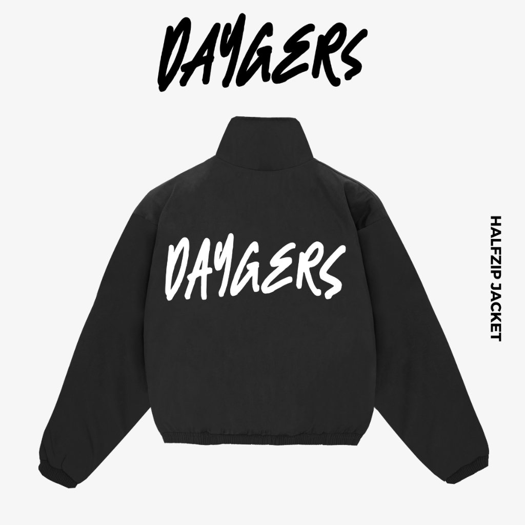 Halfzip Jacket Daygers - Áo khoác gió nam nữ unisex, vải dù form đẹp - Local brand chính hãng