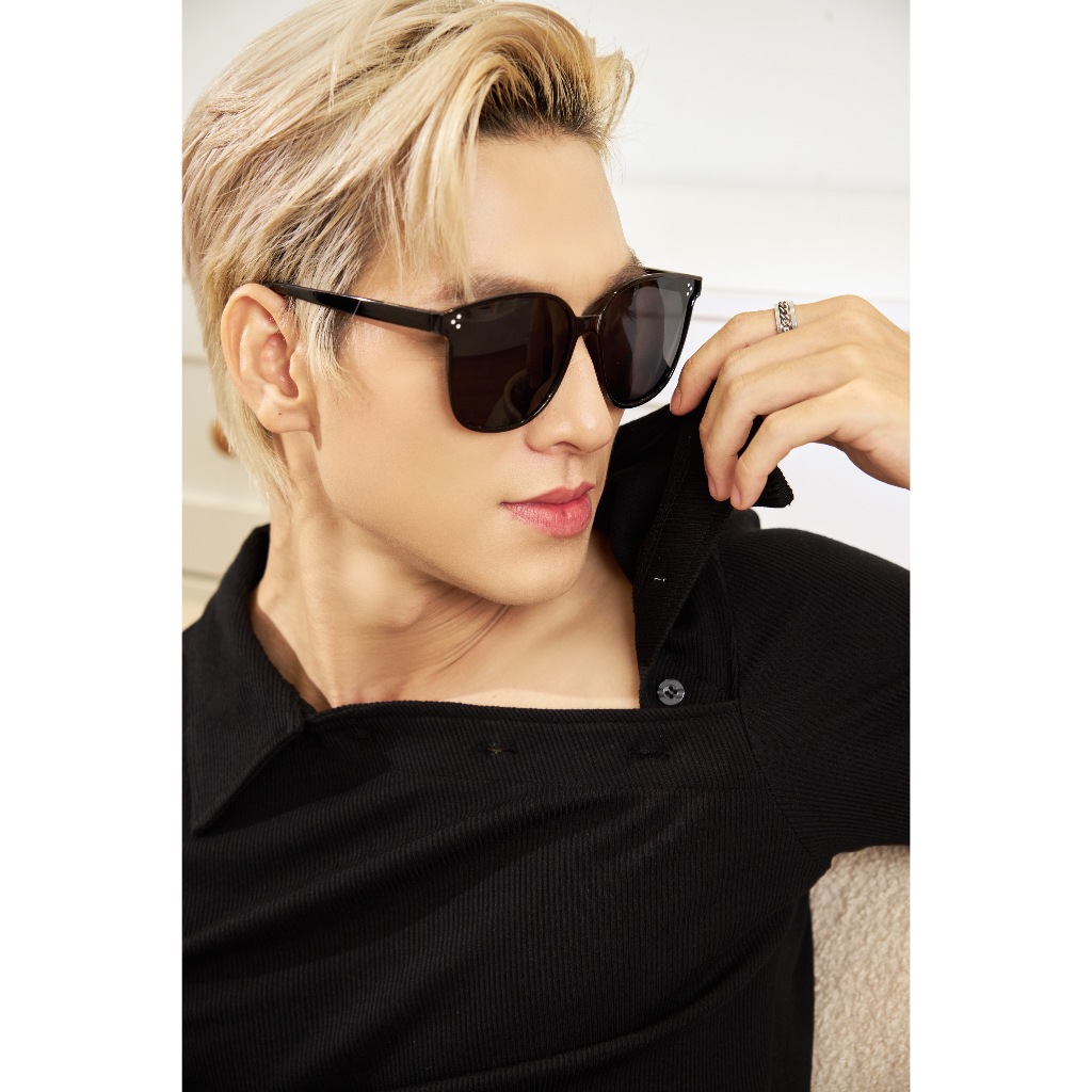 Áo Thun Nam Dài Tay Cổ Bẻ Phối Khuy Nút Xéo Thun Gân Cao Cấp Thương Hiệu Mr Twins