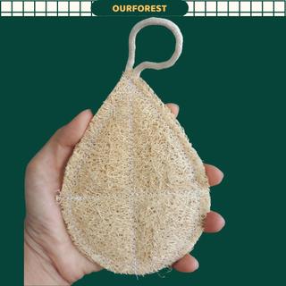 Miếng rửa chén xơ mướp - xơ mướp rửa chén - miếng chùi nồi rửa bát hình giọt nước