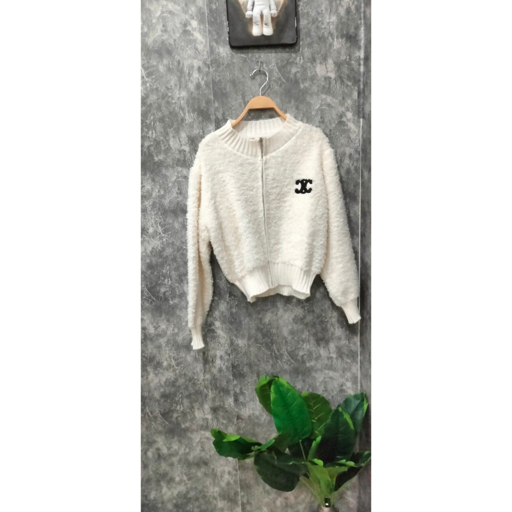 Áo Khoác Len Lông Nữ, Áo Khoác Cadigan Nữ Thêu Chữ X. Hàng Vải  Len Dày Dặn Loại 1 Có ảnh thật