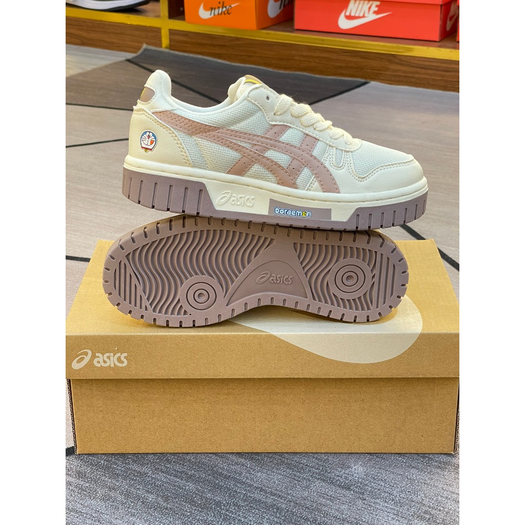 Giày Asics x Doraemon Court Mz Shoes 'Cream White' 1203A353-101