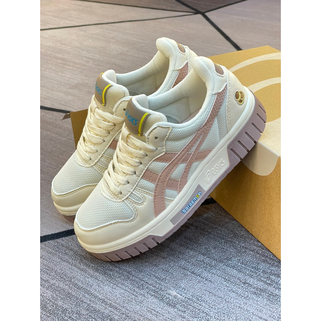 Giày Asics x Doraemon Court Mz Shoes 'Cream White' 1203A353-101