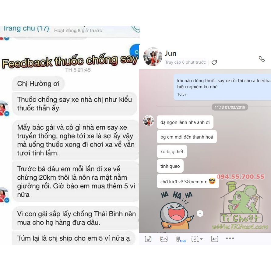 Viên Dimenhydrinate Thần Thánh Chống Nôn Ói do Say Xe Thái Lan