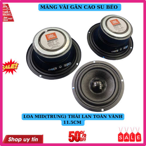 1 củ loa trung mid 10cm hàng thái lan kín hậu toàn vành 11.5cm công suất 100w