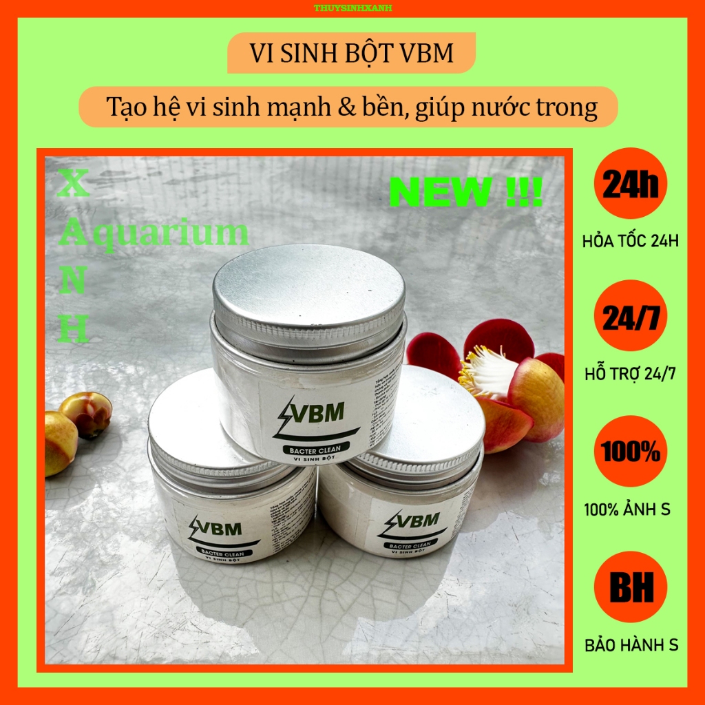 Vi sinh bột cá tép cảnh thủy sinh VBM