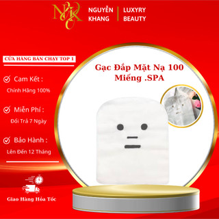 Gạc đắp mặt nạ vải gạc đắp mặt | 100% cotton bịch 100 miếng