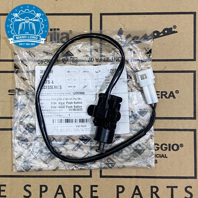 Công tắc chân chống cạnh Piaggio - Vespa Sprint, Primavera, Medley, GTS, Liberty ABS …