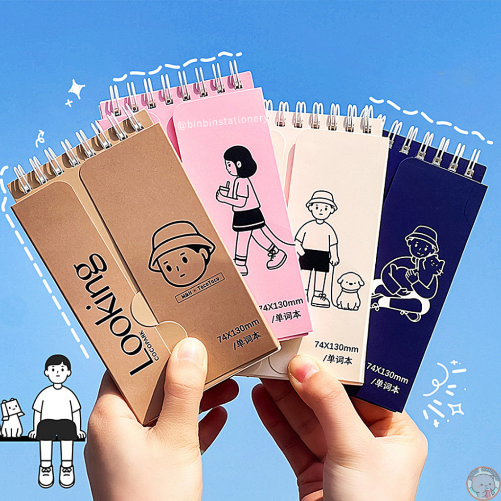 Sổ tay ghi chú Taco 2 mặt tiện dụng 171 trang ghi chú từ vựng, đầu việc STTC