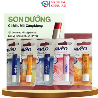 ⭐⭐⭐⭐⭐✨Son dưỡng môi không màu Aveo chống thâm dưỡng môi mềm mịn ✨✨✨✨