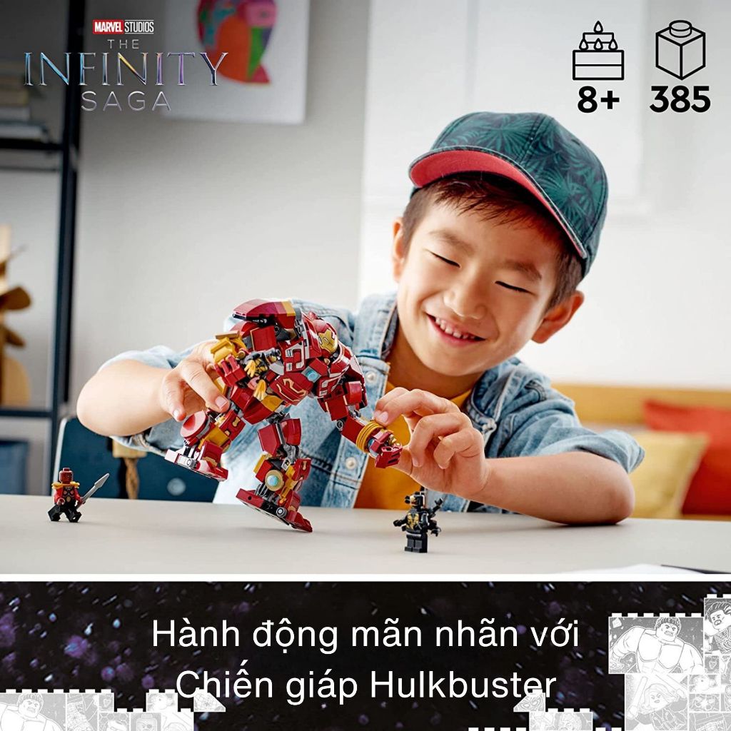 LEGO Marvel 76247 Chiến giáp Hulkbuster - Haypley