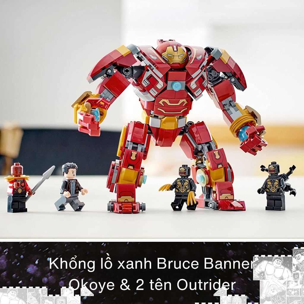 LEGO Marvel 76247 Chiến giáp Hulkbuster - Haypley