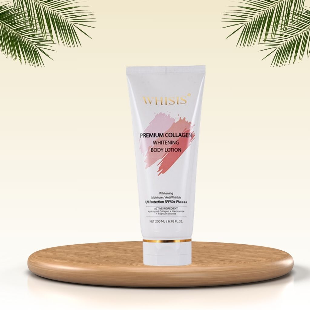 Dưỡng Thể Whisis Body Lotion Trắng Da Chống Nắng 200ml Chống Lão Hoá, Làm Mờ Vết Nhăn, Dưỡng Ẩm