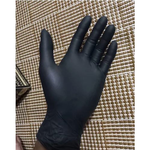 Găng tay cao su y tế màu đen nitrile không bột Sgloves hộp 100 chiếc