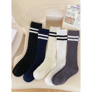  Tất cao đến đầu gối kẻ sọc ngang cho bé chất gân tăm len đẹp 