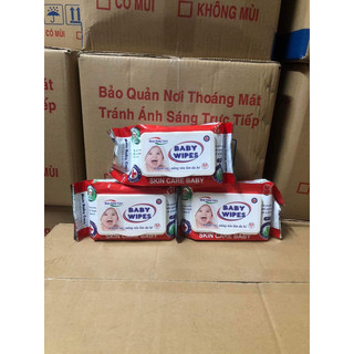 Khăn giấy ướt baby wipes bịch 80g