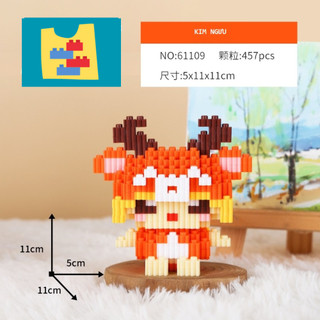 Lắp ráp 12 cung hoàng đạo ngồi, mô hình đồ chơi lắp ráp 12 cung hoang đạo mini