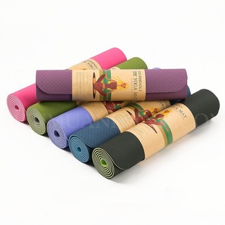 Thảm tập yoga tpe 2 lớp 6mm