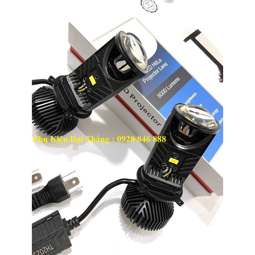 Đèn led bi cầu mini T9 bản cao cấp 2023 chân H4