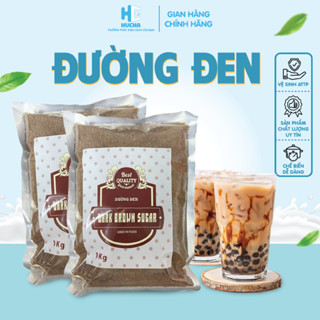  Đường đen nâu đài loan gói 50g nguyên liệu pha trà sữa trân châu thái xanh thái đỏ-nguyên liệu Hucha 