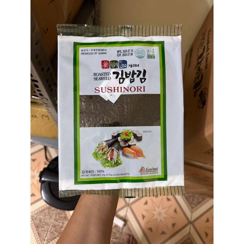 Rong biển cuộn cơm Hàn Quốc 26k/ 1 tập 10 lá