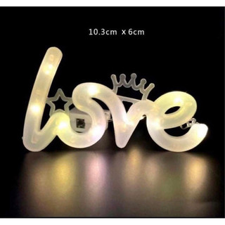 Đèn Led chữ Love 3 chế độ nháy trang trí