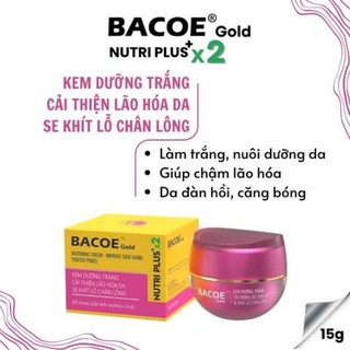 Kem bacoe gold dưỡng trắng cãi thiện lão hóa 15g