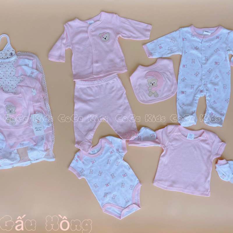 Combo 8 chi tiết cho bé sơ sinh