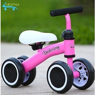 Xe thăng bằng 4 bánh tập đi cho bé 1-5 tuổi - Xe chòi chân chắc chắn chất liệu khung thép không rỉ cao cấp