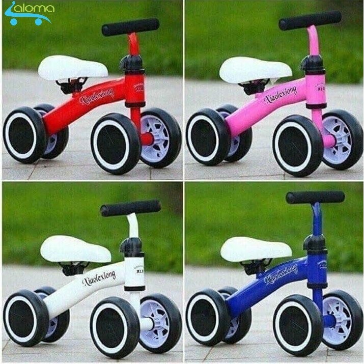 Xe thăng bằng 4 bánh tập đi cho bé 1-5 tuổi - Xe chòi chân chắc chắn chất liệu khung thép không rỉ cao cấp